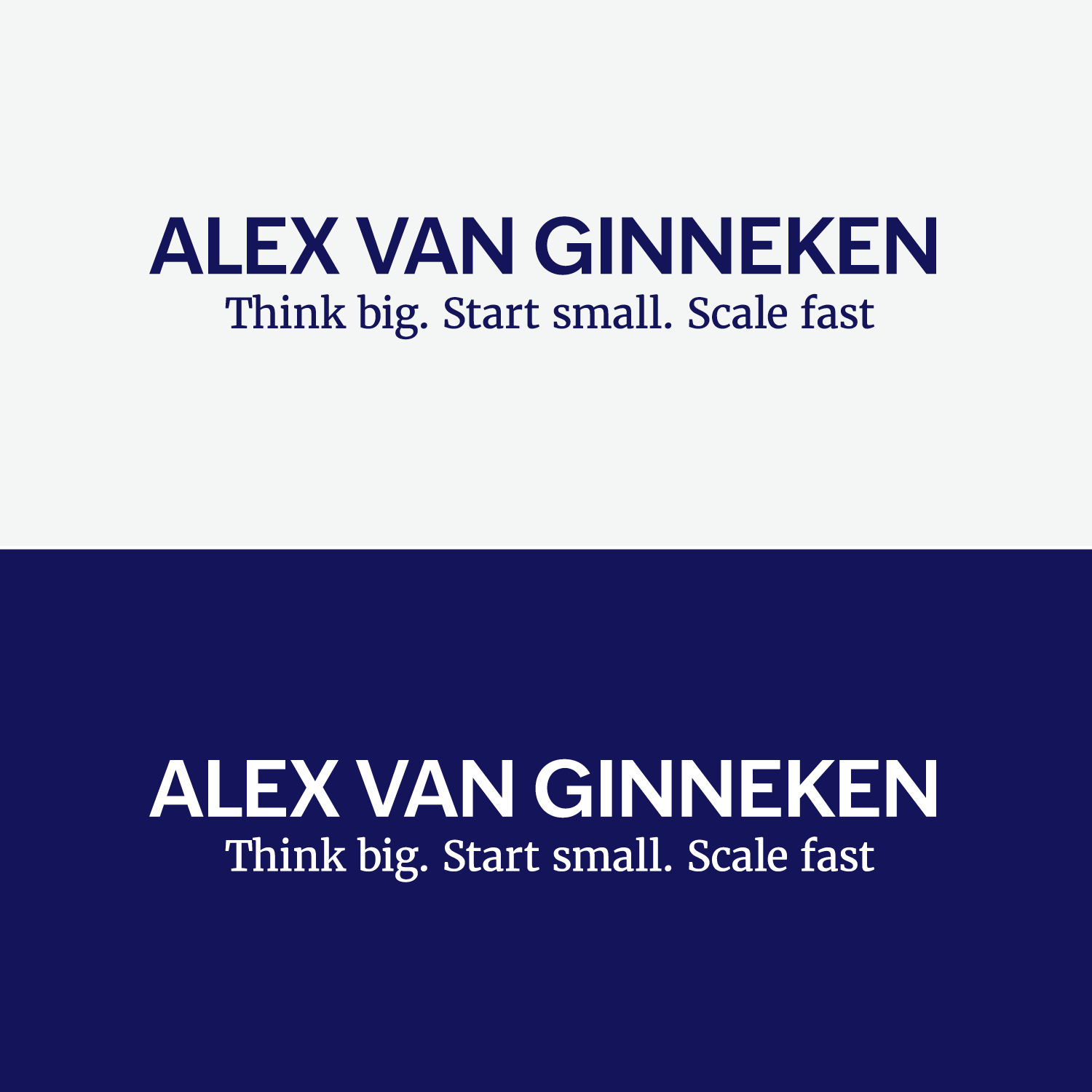 Personal brandingtraject voor Alex van Ginneken