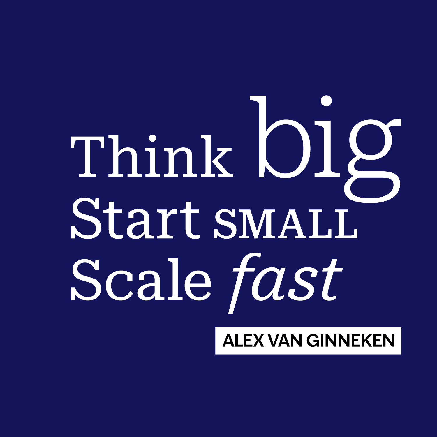 Personal brandingtraject voor Alex van Ginneken