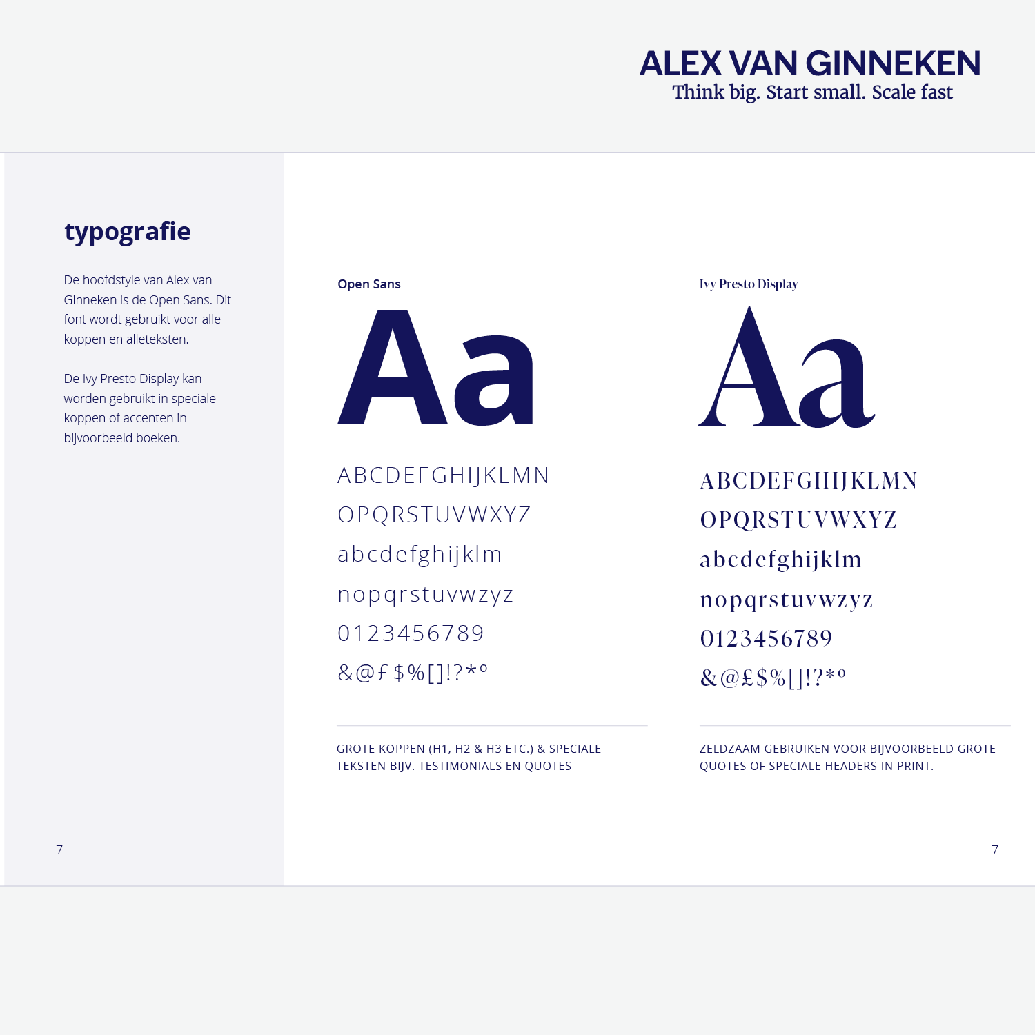 Personal brandingtraject voor Alex van Ginneken
