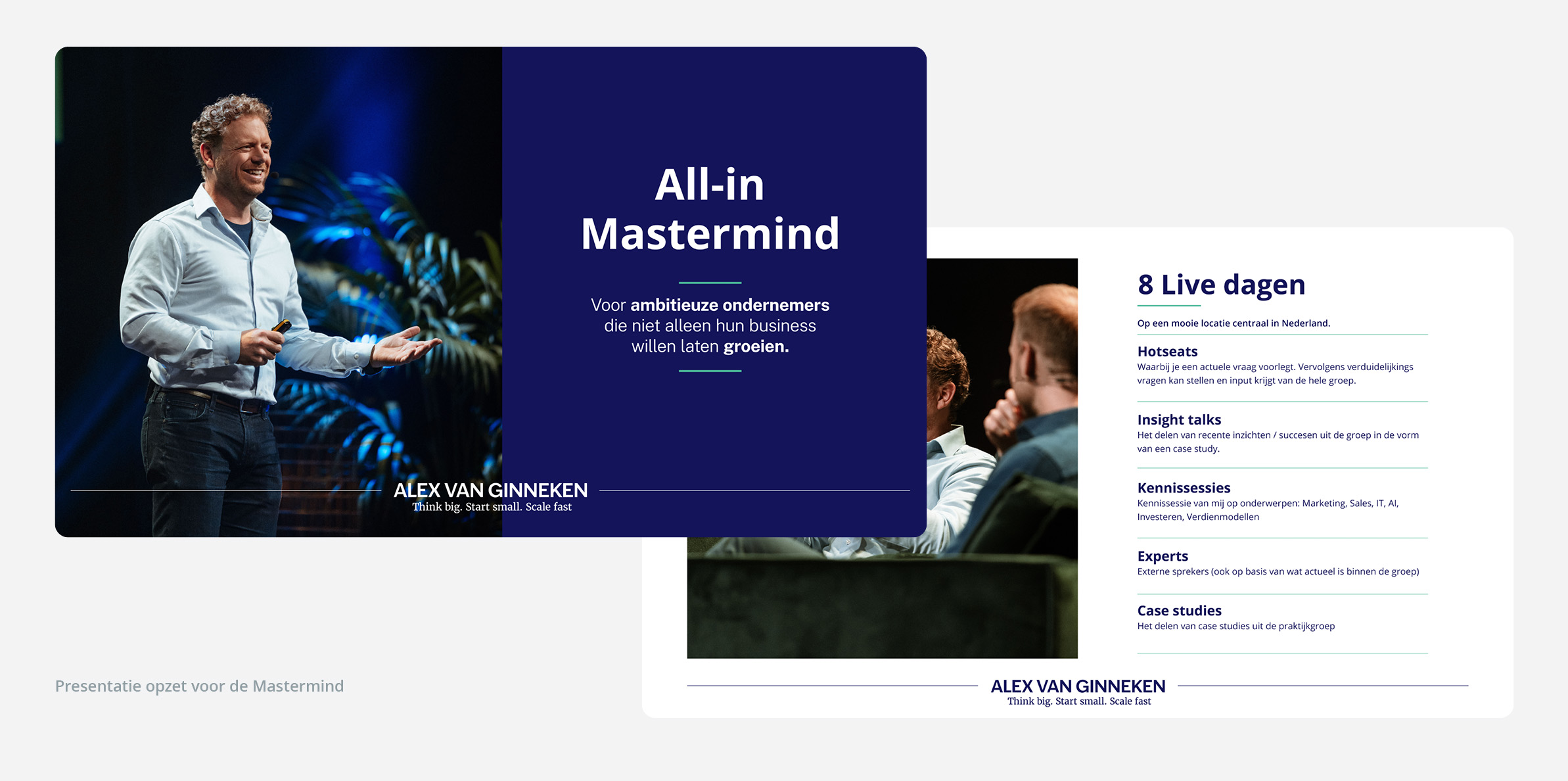 Personal brandingtraject voor Alex van Ginneken