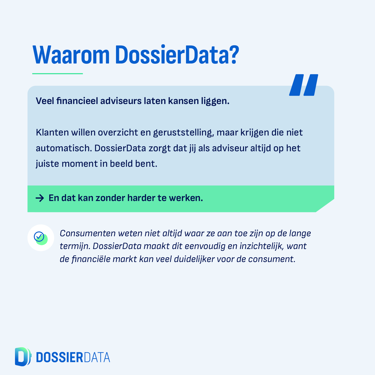 DossierData. Van complexiteit naar overzicht.