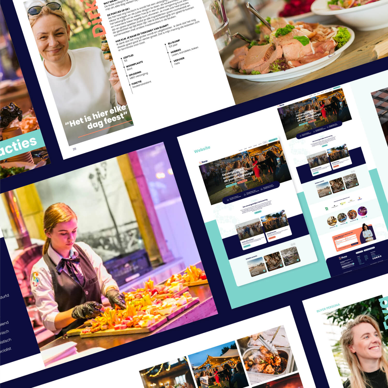 Nieuwe merkidentiteit Slump Catering & Events