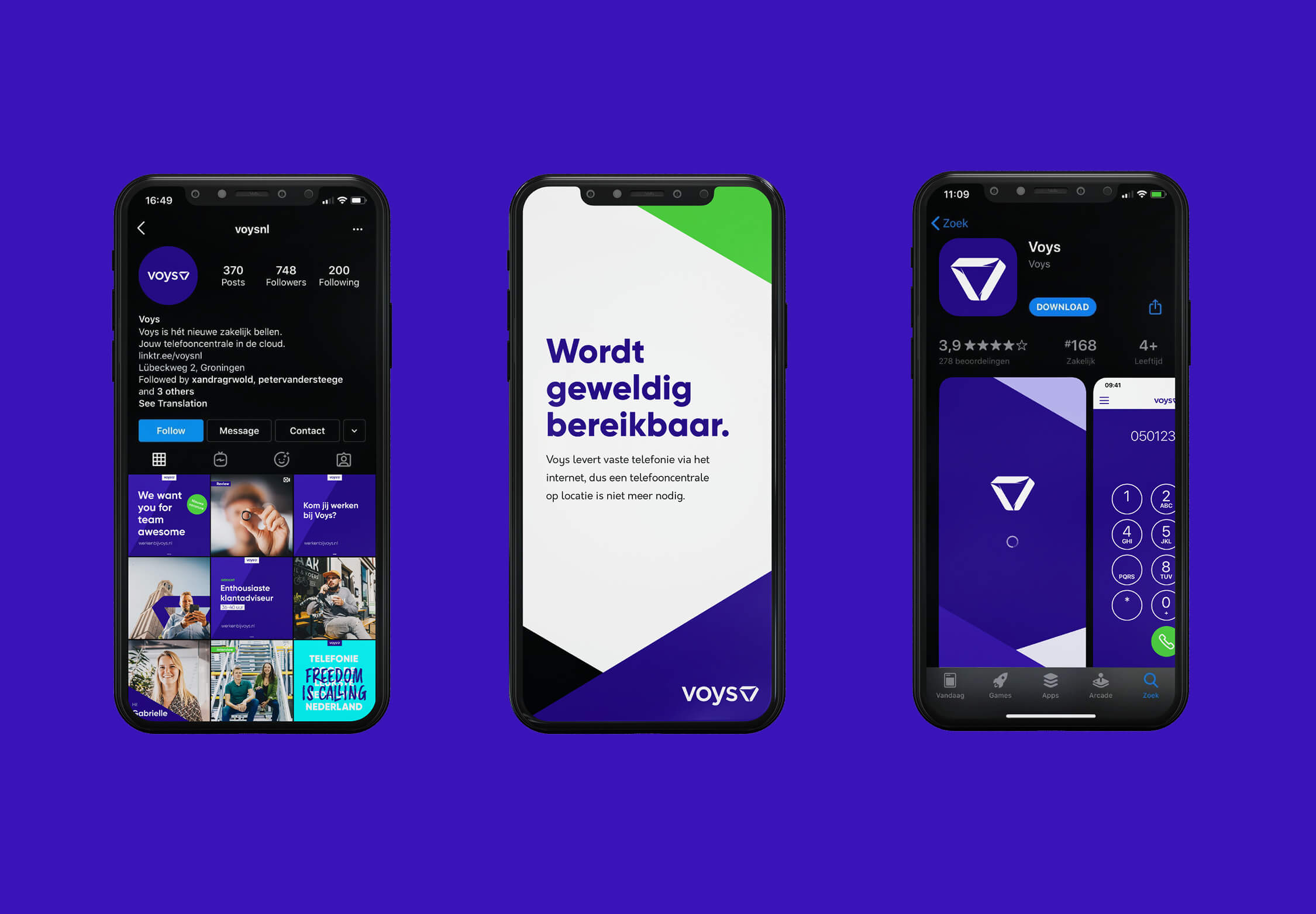 Brand manual voor Voys